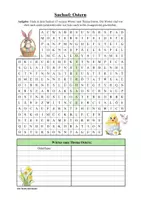 Vorschau - Arbeitsblätter - Suchsel: Ostern (Wortgitter) - Seite 1