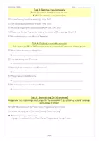 Vorschau - Arbeitsblätter - Present Perfect Progressive (worksheet,solution) - Seite 1