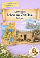 Vorschau - Arbeitsblätter - Religion: Lerntheke Leben zur Zeit Jesu – Evangelische Religionslehre 3.–4. Klasse (Förderschule) - Deckblatt
