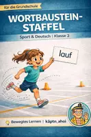 Vorschau - Spiele - Wortbaustein-Staffel / Sport + Deutsch / fächerübergreifendes Lernen - Deckblatt