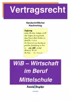 Vorschau - Stundenentwürfe - Das Vertragsrecht - Deckblatt