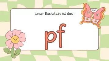 Vorschau - Präsentationen/Tafelbilder - Digitales Tafelbild : Buchstabeneinführung pf - Seite 2