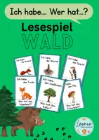 Vorschau - Spiele - Lesespiel Wald Klasse 1-4 - Deckblatt