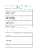 Vorschau - Arbeitsblätter - Lerntempoduett: Potenzfunktionen mit ganzzahligen Exponenten + Übungsaufgabe - Seite 2