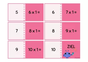 Vorschau - Stationenlernen - Materialpaket - Domino-Paket Mathematik – Einmaleins, Division & Quadrataufgaben - Seite 3