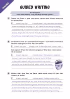 Vorschau - Arbeitsblätter - Guided Writing - Teaching Material for 1984 Part 1 Chapter 6 - Novel by George Orwell - Seite 3