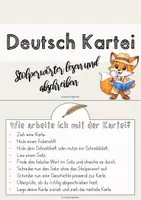 Vorschau - Arbeitsblätter - Stolperwörterkartei Leseförderung Klasse 2 Abschreiben - Seite 3