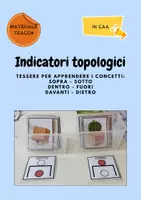 anteprima - Esercizi - I concetti topologici: tessere in CAA (TEACCH) - Pagina di copertina