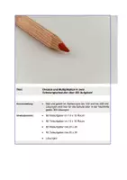 Vorschau - Arbeitsblätter - Aufgaben zur Division und Multiplikation in zwei Schwierigkeitsstufen - Seite 1