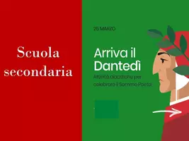anteprima - Programmi scolastici / Materiali per docenti - Arriva il Dantedì! Laboratorio didattico secondaria. - Pagina di copertina