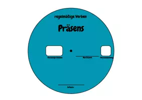 Vorschau - Merkblätter - Drehscheibe Blanko - das Präsens - Seite 1