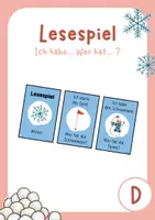 Vorschau - Spiele - Lesespiel "Ich habe... Wer hat...?" - Winter - Deckblatt