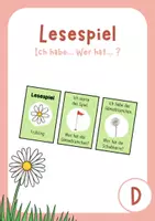 Vorschau - Spiele - Lesespiel "Ich habe... Wer hat...?" - Frühling - Deckblatt