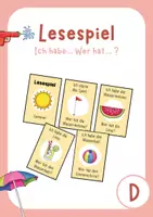 Vorschau - Spiele - Lesespiel "Ich habe... Wer hat...?" - Sommer - Deckblatt