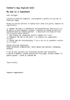 anteprima - Esercizi - Father’s Day. My Dad is a Superhero - Pagina 1