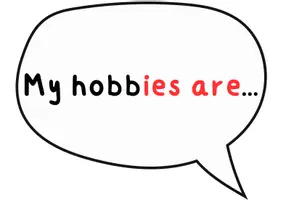 Vorschau - Präsentationen/Tafelbilder - What is your hobby? My hobby is... Speechbubbles - Seite 1