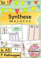 Vorschau - Arbeitsblätter - Klettmappen, Synthese, Förderung, Ansilbe - Deckblatt