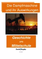 Vorschau - Stundenentwürfe - Die Dampfmaschine und ihr Auswirkungen - Deckblatt