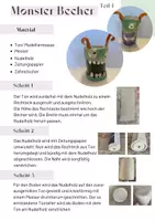 Vorschau - Arbeitsblätter - Anleitung Monster- (Becher, Schale...) töpfern - Seite 2