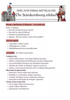 Vorschau - Spiele - Rollenspiel zum Mittelalter: Die Ständeordnung erleben - Seite 1