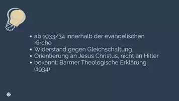 Vorschau - Stundenentwürfe - Widerstand und Anpassung - die bekennende Kirche - Seite 3