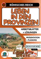 Vorschau - Stundenentwürfe - Leben in den Provinzen (Römisches Reich) - Deckblatt