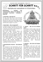 Vorschau - Arbeitsblätter - Lehnswesen im Mittelalter verstehen – Lehenspyramide Karikatur analysieren in 5 Schritten (Arbeitsblatt & Lösungen) | Geschichte / Gesellschaftslehre Klasse 5/6 - Seite 2