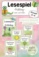 Vorschau - Spiele - Lesespiel: Frühling (Kl.3-4) - Deckblatt