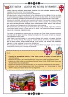 Vorschau - Arbeitsblätter - Great Britain - Introduction - Mind-Map Location and Nature with solutions - grades 8 9 10 11 - Seite 3