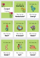 Vorschau - Spiele - Lesespiel: "Ich habe, wer hat?" - Frühling (Kl.1/2) - Seite 2