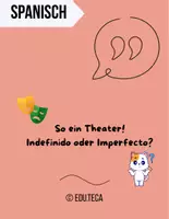 Vorschau - Poster - So ein Theater! Indefinido und Imperfecto im Spanischen - Deckblatt