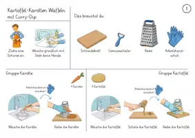 Vorschau - Arbeitsblätter - In der Schulküche: Gemüse-Waffeln (differenziert) - Seite 3