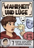 Vorschau - Stundenentwürfe - Wahrheit und Lüge Ethik Klasse 5 6 7 - Deckblatt