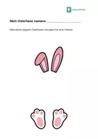 Vorschau - Arbeitsblätter - Mein Osterhase - Deckblatt