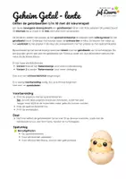 Voorbeeld - Lente - Bundel - Geheim Getal - Spellen getalbeelden t/m 20 - Pagina 3