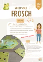 Vorschau - Spiele - Regelspiel zum Thema Frosch - Deckblatt