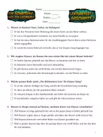 Vorschau - Test - 3 Lektüretests „Ein Schatten wie ein Leopard“ (Myron Levoy) mit Lösung - Seite 1