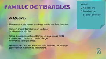 Aperçu - Apprentissages en autonomie - Ateliers - Les triangles (géométrie dynamique) - Page 3