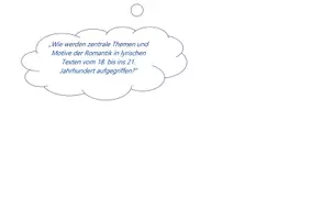 Vorschau - Unterrichtsreihen - Unterrichtsmodell zum Thema Literatur um 1800 – Romantik und ihre Wirkung bis heute (Qualifikationsphase) - Seite 1