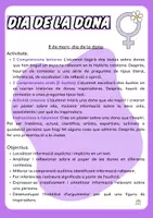 Vista previa - Hojas de trabajo - Material per treballar el dia del dona: 8 de març - página 2