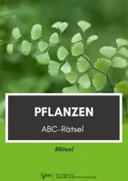 Vorschau - Arbeitsblätter - Pflanzen - ABC-Rätsel (Rätsel) - Deckblatt