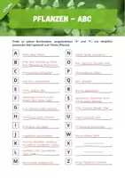 Vorschau - Arbeitsblätter - Pflanzen - ABC-Rätsel (Rätsel) - Seite 2