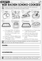 Vorschau - Arbeitsblätter - Rezepte schreiben (Vorgangsbeschreibung) - Arbeitsblätter (mehrfach differenziert) - Seite 1