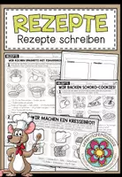 Vorschau - Arbeitsblätter - Rezepte schreiben (Vorgangsbeschreibung) - Arbeitsblätter (mehrfach differenziert) - Deckblatt