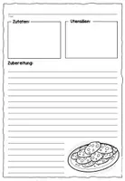 Vorschau - Arbeitsblätter - Rezepte schreiben (Vorgangsbeschreibung) - Arbeitsblätter (mehrfach differenziert) - Seite 3