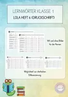 Vorschau - Arbeitsblätter - Materialpaket Lernwörter Klasse 1 Lola Heft 1-6 (Druckschrift) - Seite 1