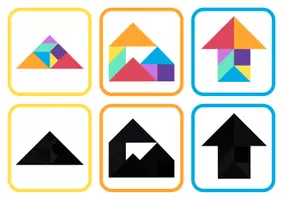 Aperçu - Préparation de séance / Séance complète - Tangram Géométrie Maths +6 fiches d'activités - Page 3