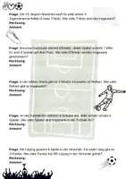 Vorschau - Arbeitsblätter - Fußball-Einmaleins - Deckblatt