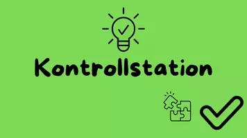 Vorschau - Arbeitsblätter - Kontrollstation zur Selbstkontrolle - Vorlage - Deckblatt