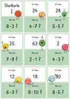 Vorschau - Spiele - Einmaleins: Rechenspiel I Lesespiel (Ich habe... Wer hat...?) - Seite 1